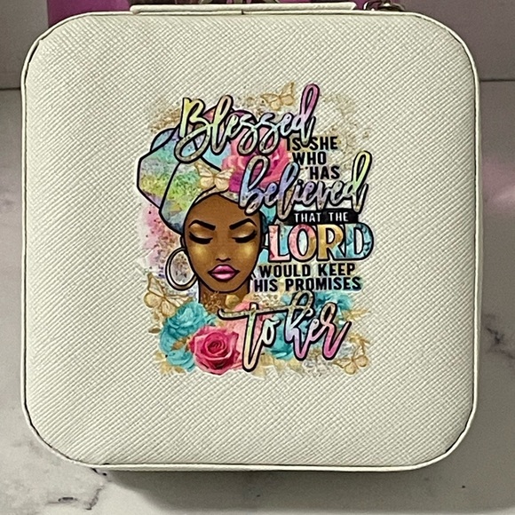 NWOT Handmade Portable Mini Jewelry Box Various Designs - Picture 9 of 12